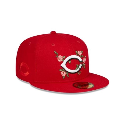 Sapca New Era Cincinnati Reds MLB Bloom 59FIFTY Fitted - Rosii